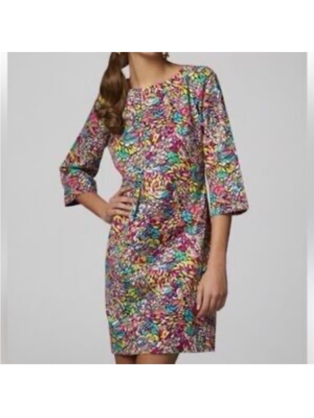 Lilly Pulitzer Shauna Colorful Shift Dress - Picture 7 of 8